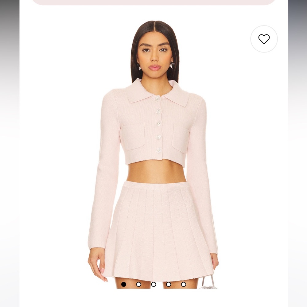 MAJORELLE Pink Mini Skater Skirt Set